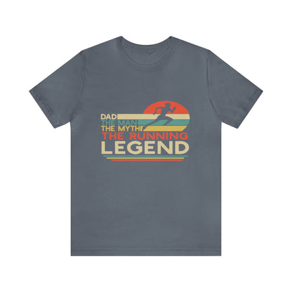 The man. The Myth, The Runner Unisex Jersey Short Sleeve Tee