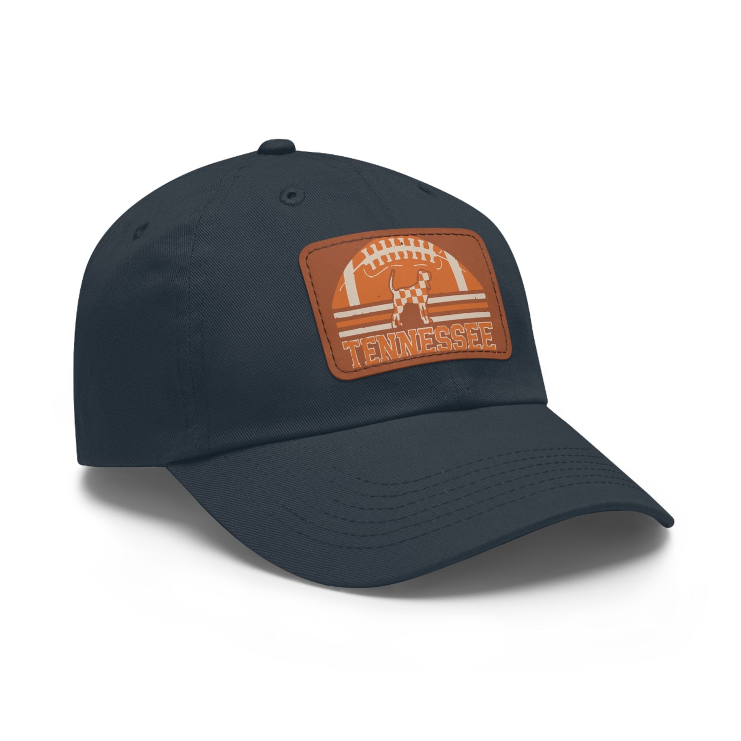 Tennessee Dad Hat with Leather Patch, Casual Hat, Sports Cap, Gift for Dads, Outdoor Hat, Summer Accessory
