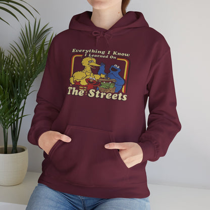 Vintage Street Art Hoodie - Cozy Unisex Sweatshirt for Creative Souls, Outdoor Relaxation, Casual Hangouts