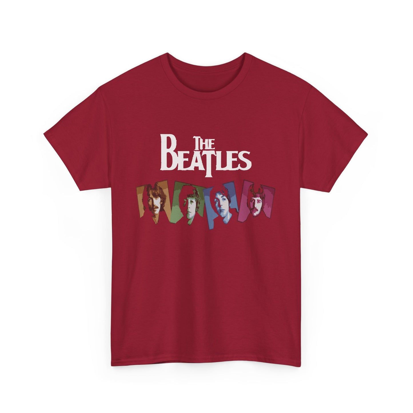 Retro Beatles Graphic Tee - Vintage Unisex Heavy Cotton T-Shirt, Music Lover Gift, 60s Inspired Fashion, Concert T-Shirt, Gift for Him/Her