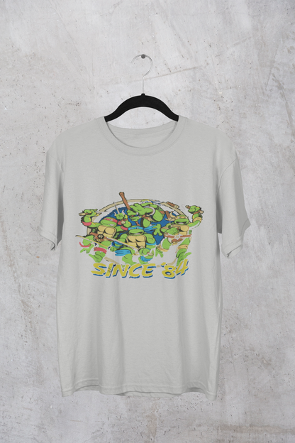 Retro Tee Shirt - Teenage Mutant Ninja Turtles Since 1984 - Unisex Jersey Short Sleeve