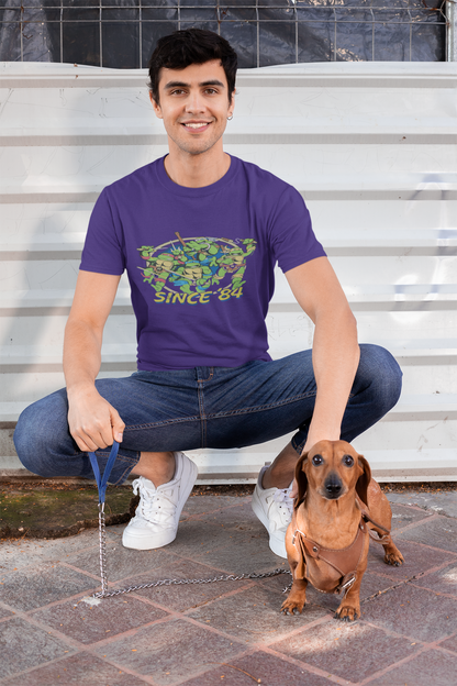 Retro Tee Shirt - Teenage Mutant Ninja Turtles Since 1984 - Unisex Jersey Short Sleeve