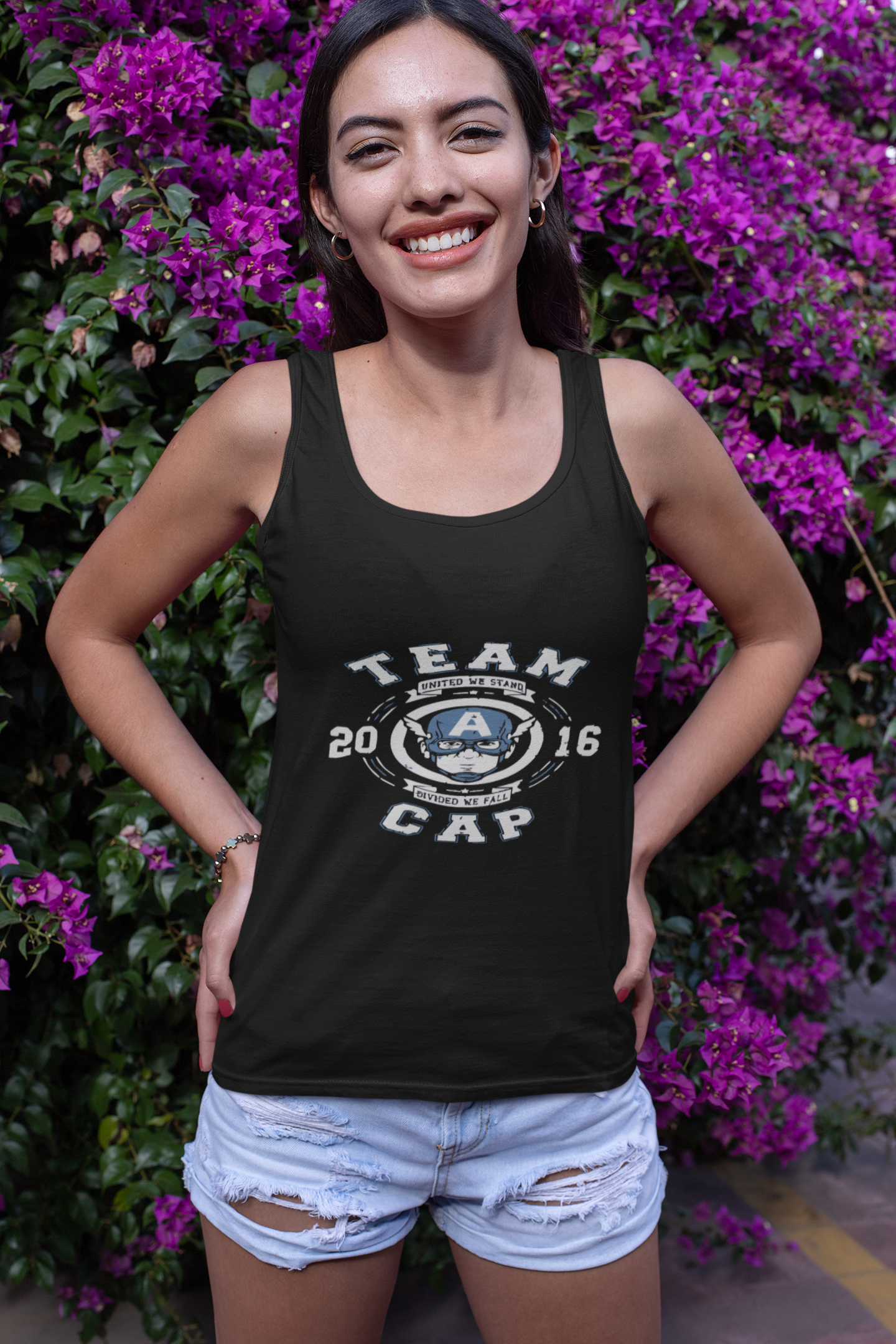Tank Top Team Cap 2016 Retro Unisex Heavy Cotton