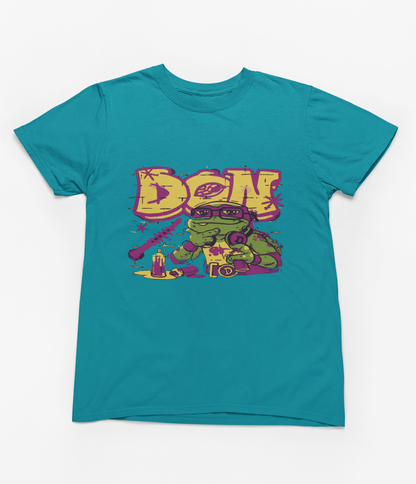 Kids Tee - Vintage Cartoon TMNT Don Fun