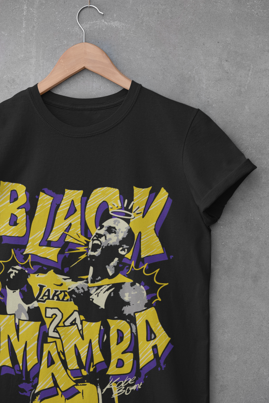 Kobe Bryant Tribute Tee, Black Mamba Shirt, Sports Fan Apparel, Basketball Lover Gift, Casual Wear for Any Occasion