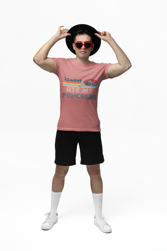 Youth Tee: 'Zombies Ate My Pancreas' Fun Graphic Shirt for Kids, Cool Summer Wardrobe, Birthday Gift, Halloween Costume, Unique Gift Idea