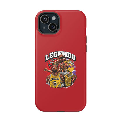 Legends Basketball Graphic Phone Case — Impact-Resistant iPhone Cover