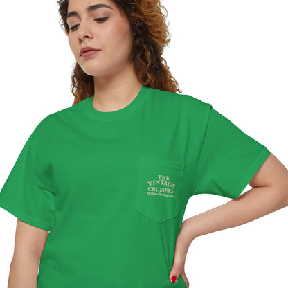 Retro Pocket Tee Allons Church of Christ Cruise 2025 Unisex T-Shirt