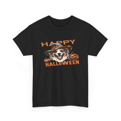 Halloween Dog Graphic Tee, Unisex T-Shirt, Spooky Pet Shirt, Fall Apparel, Trick or Treat Top