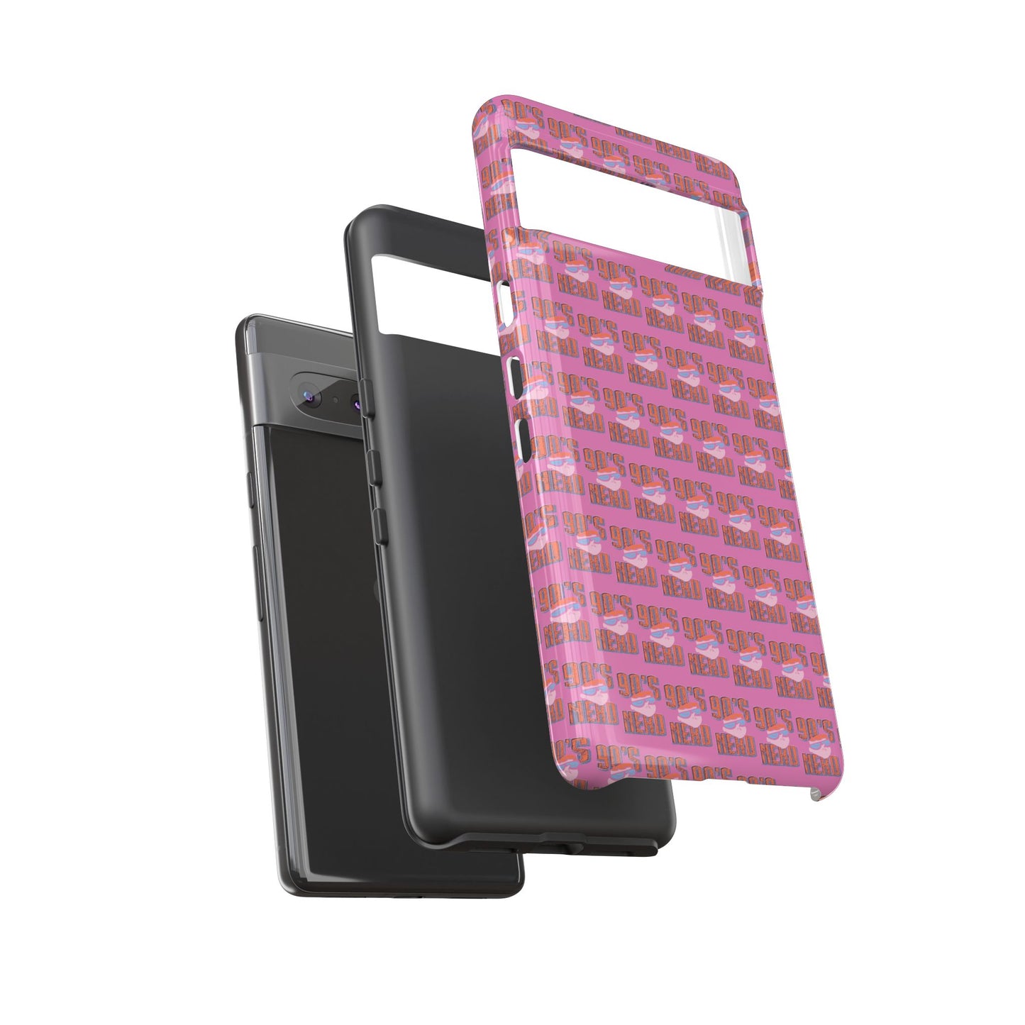 90s Vibe Phone Case, Retro Tough Cases, Gift for Nostalgia Lovers, Durable Phone Covers, 90s Themed Accessories