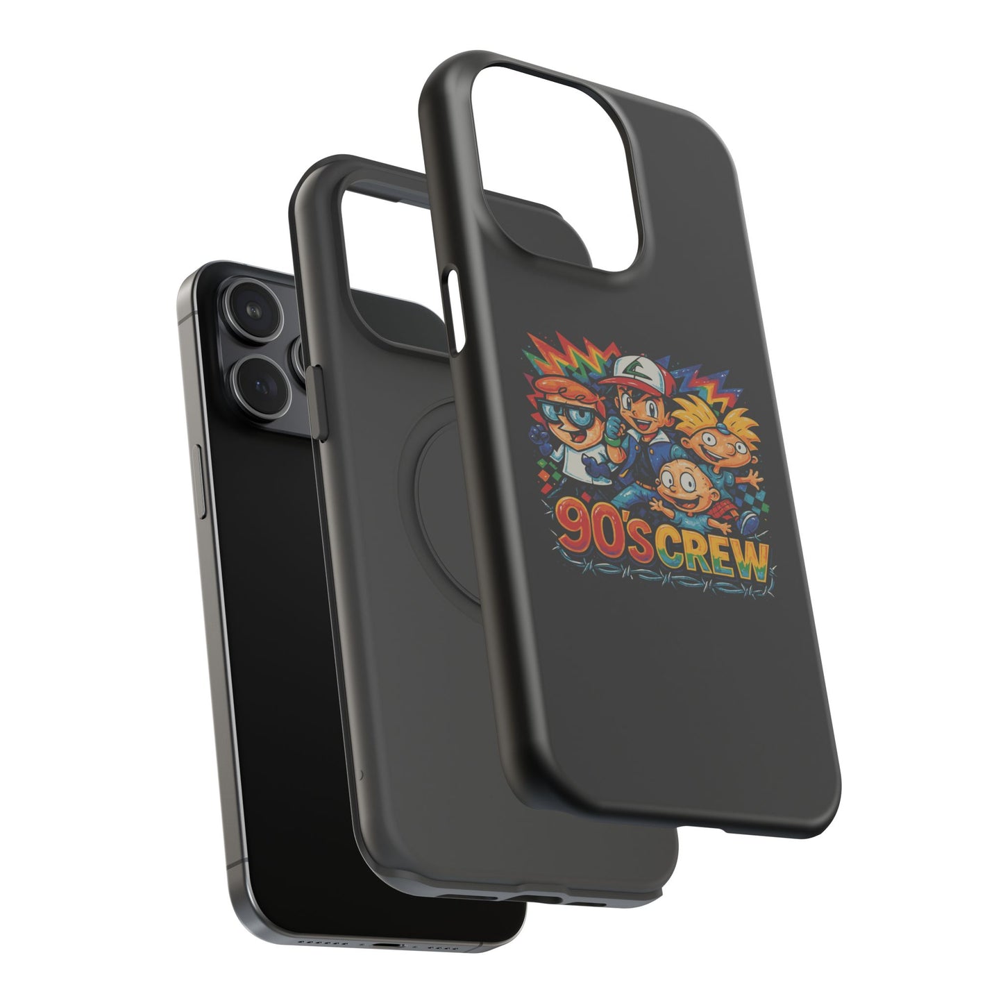 90s Crew Impact-Resistant Phone Case — Retro Cartoon Gamer Design