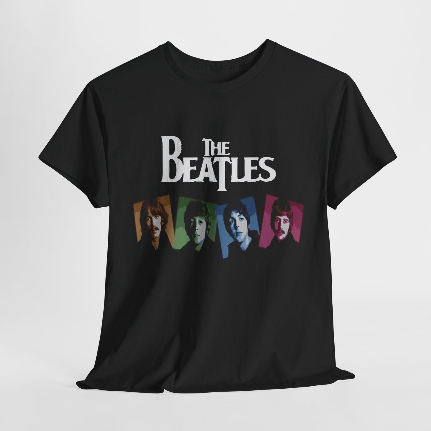 Retro Beatles Graphic Tee - Vintage Unisex Heavy Cotton T-Shirt, Music Lover Gift, 60s Inspired Fashion, Concert T-Shirt, Gift for Him/Her