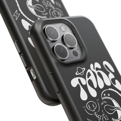 Magnetic Phone Case - Take It Easy Design, Cute Phone Cover, Gift for Him or Her, Trendy Accessories, Unique Tech Gifts