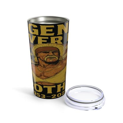 Hulk Hogan Legend Forever 20oz Tumbler – Retro Wrestling Tribute Travel Mug