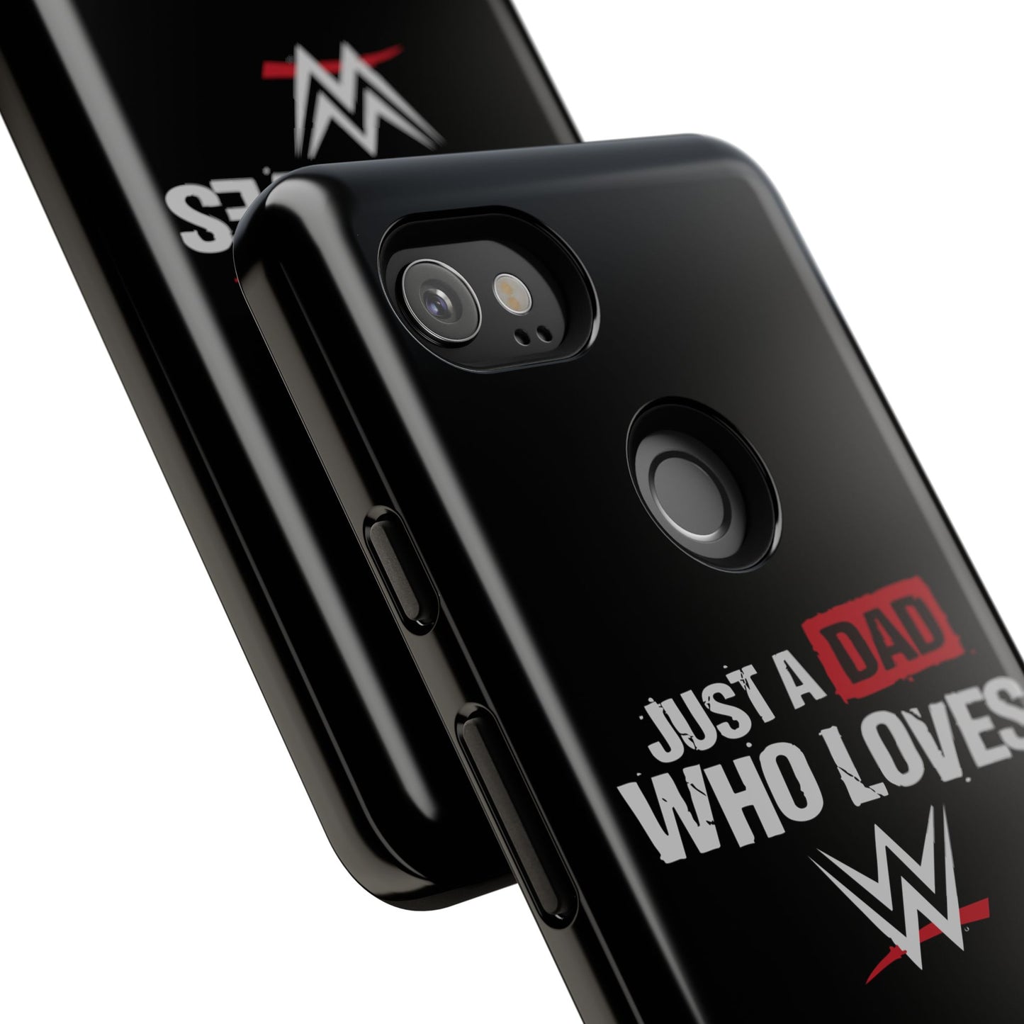 WWE Dad Phone Case, Tough Cases for Fathers, Gifts for Dad, Father's Day, Wrestling Fan Merchandise, Just a Dad Who Loves WWE