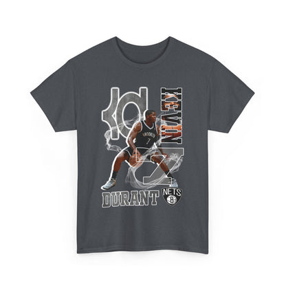 Kevin Durant Unisex Heavy Cotton Tee, Basketball Fan Shirt, Sports Apparel, Gift for Sports Enthusiasts, NBA Style T-Shirt