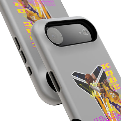 Impact-Resistant Phone Case — Bold Retro Basketball Graphic
