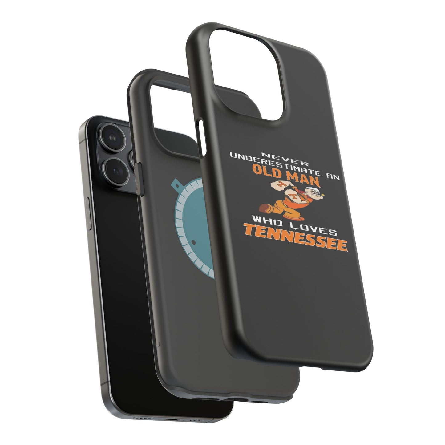 Tough Phone Case, Old Man Who Loves Tennessee, Gift for Grandpa, Tennessee Pride, Men's Accessories, Father's Day, Custom Cases