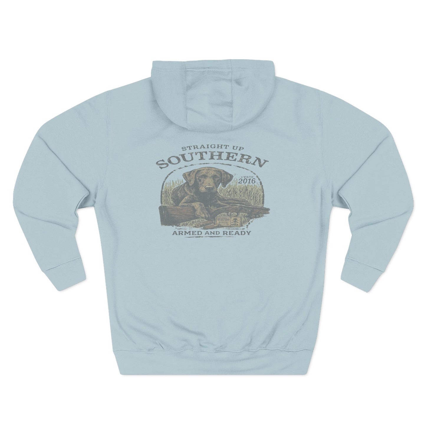 Southern Retriever Hoodie — 'Straight Up Southern' Graphic Pullover