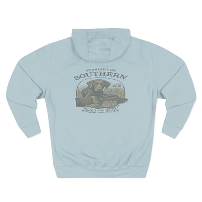 Southern Retriever Hoodie — 'Straight Up Southern' Graphic Pullover