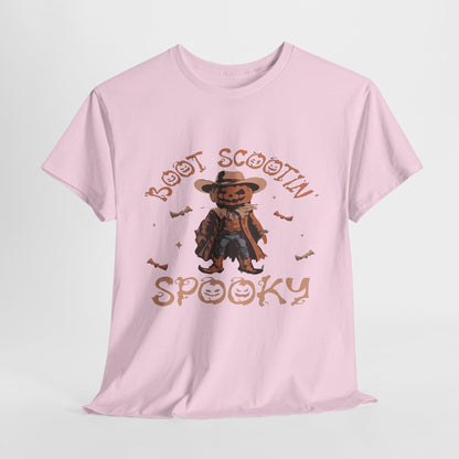Spooky Cowboy Tee, Unisex Heavy Cotton T-Shirt, Halloween Costume, Fall Fashion, Fun Casual Wear, Gift for Friends, Boot Scootin' [...]