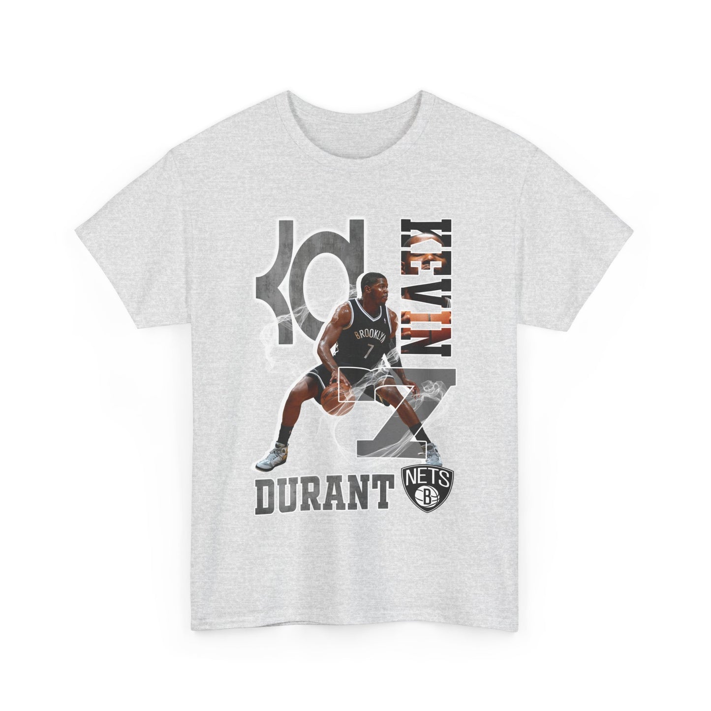 Kevin Durant Unisex Heavy Cotton Tee, Basketball Fan Shirt, Sports Apparel, Gift for Sports Enthusiasts, NBA Style T-Shirt
