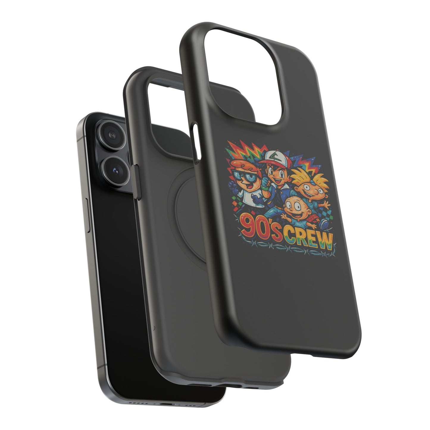 90s Crew Impact-Resistant Phone Case — Retro Cartoon Gamer Design