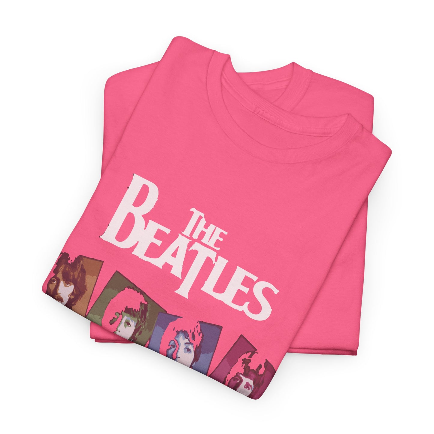Retro Beatles Graphic Tee - Vintage Unisex Heavy Cotton T-Shirt, Music Lover Gift, 60s Inspired Fashion, Concert T-Shirt, Gift for Him/Her