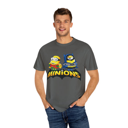 Minions Superhero Unisex T-shirt, Fun Gift for Kids, Cartoon Apparel, Birthday Party Outfit, Family Movie Night Wear