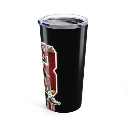 Michael Jordan 23 Basketball 20oz Tumbler — Retro Dunk Stainless Travel Cup
