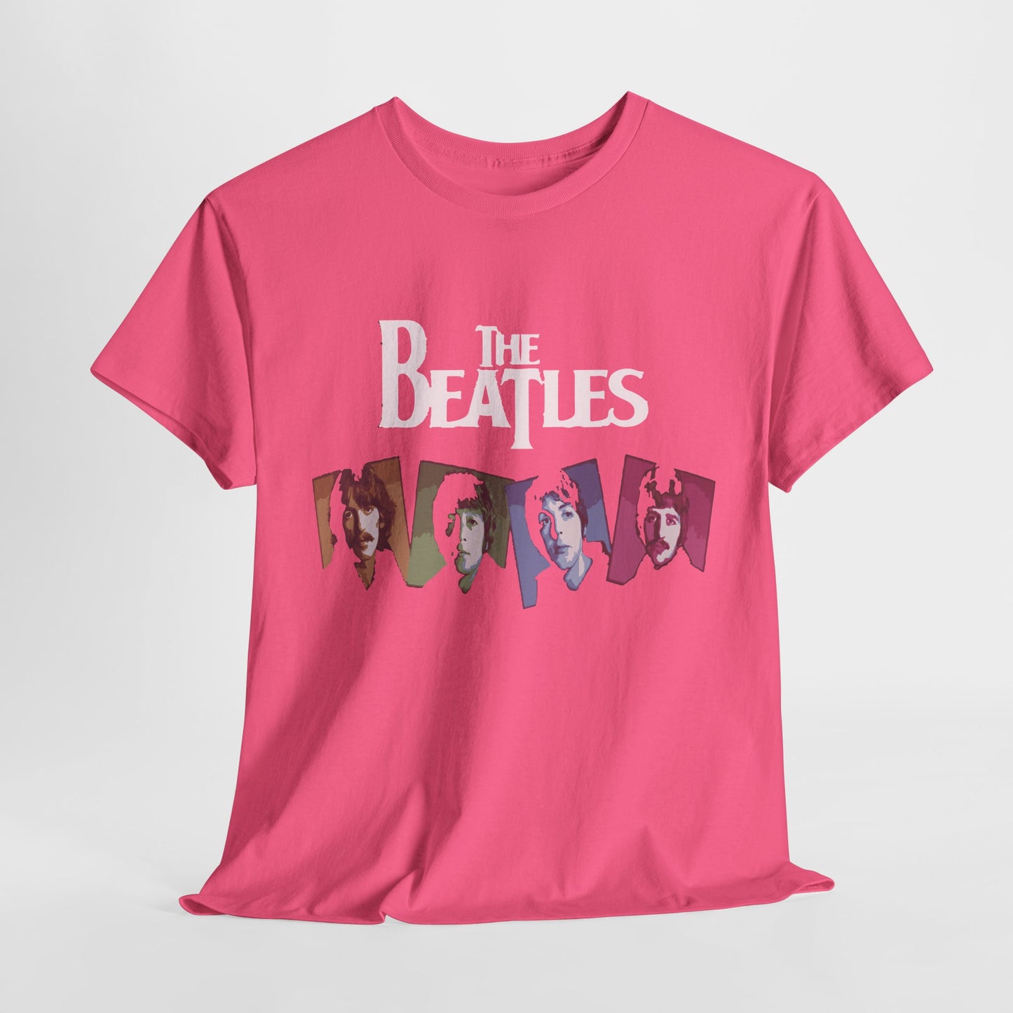 Retro Beatles Graphic Tee - Vintage Unisex Heavy Cotton T-Shirt, Music Lover Gift, 60s Inspired Fashion, Concert T-Shirt, Gift for Him/Her