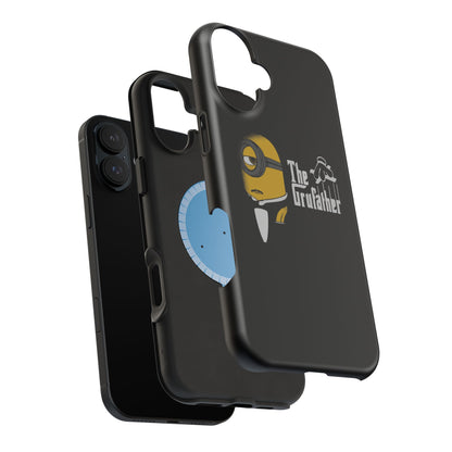 Magnetic Tough Cases: The Gruffather Phone Cover, Gift for Minions Fans, Unique Cell Phone Case, Durable Protective Case, Fun Cartoon Design