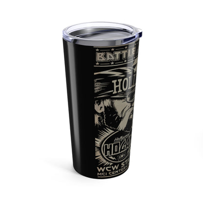 Tumbler 20oz Vintage Battle Hulk vs Sting WCW Wrestling Fans