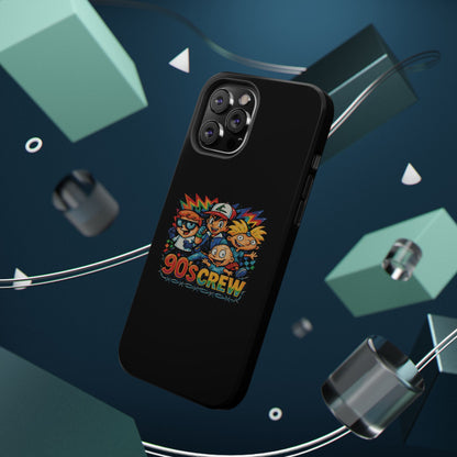 90s Crew Impact-Resistant Phone Case — Retro Cartoon Gamer Design