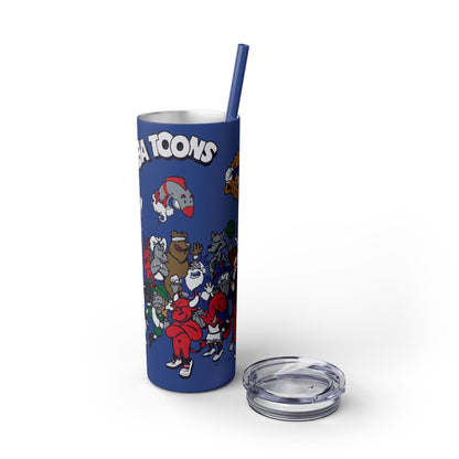 NBA Toons Skinny Tumbler with Straw, 20oz - Stylish Drinkware for Sports Fans, Gift for Birthdays, Holidays, Basketball Lovers, Fun [...]