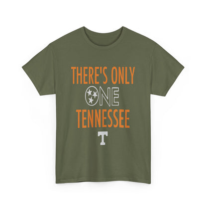 Tennessee Pride Tee, Unisex Heavy Cotton Tee, Tennessee Fans Gift, College Sports Apparel, Casual Everyday Wear, State Pride Shirt