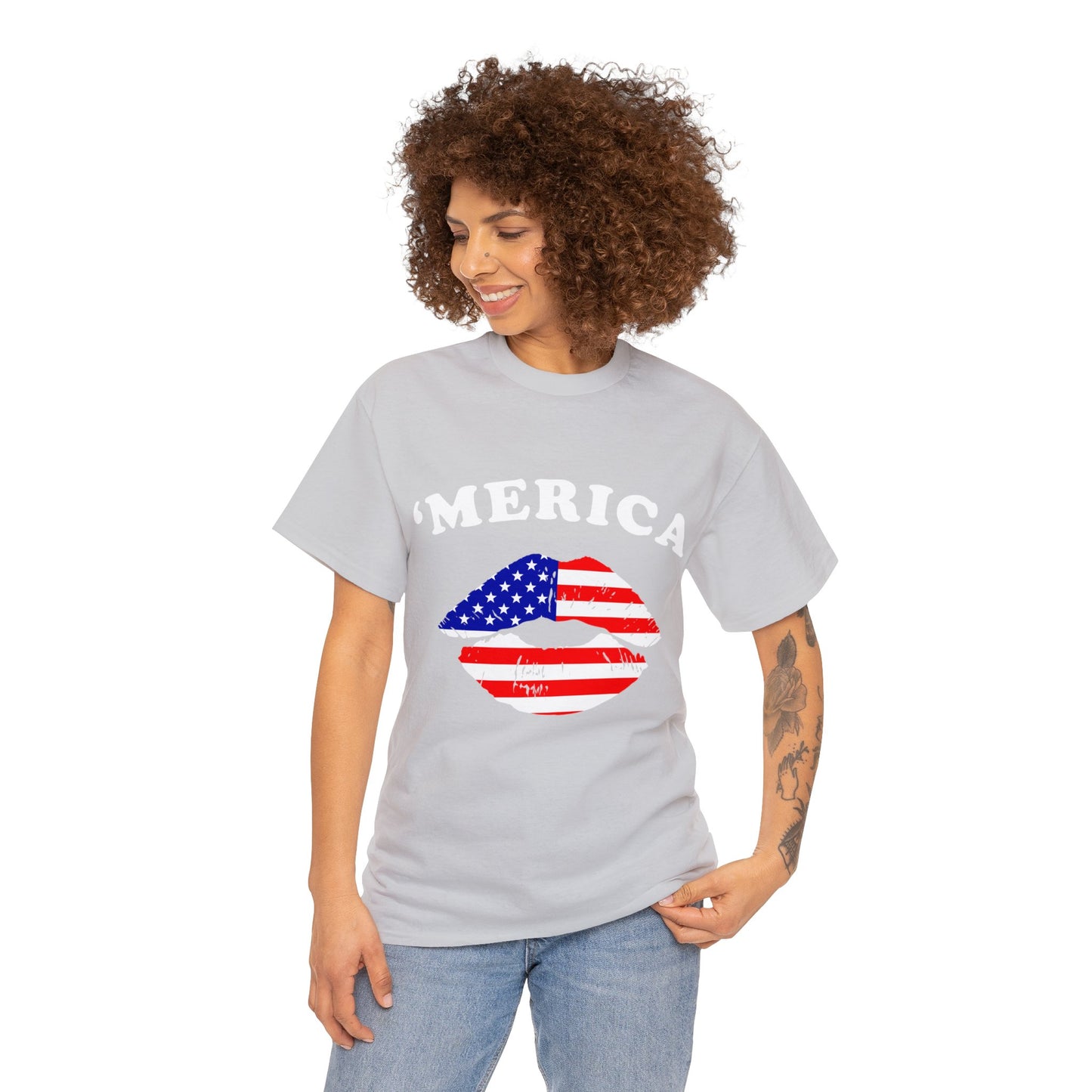 'Merican Unisex Heavy Cotton Tee