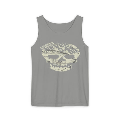 Cool Skull Graphic Tank Top, Unisex Summer Tee, Beachwear, Festival Outfit, Casual Wear, Graphic Apparel