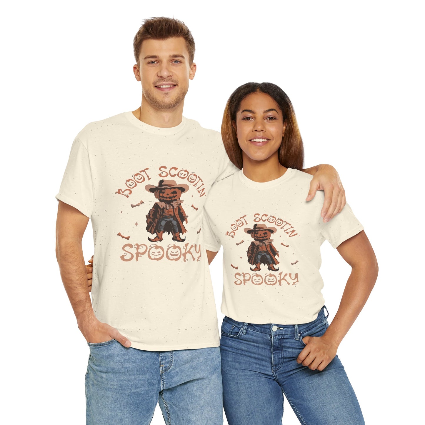 Spooky Cowboy Tee, Unisex Heavy Cotton T-Shirt, Halloween Costume, Fall Fashion, Fun Casual Wear, Gift for Friends, Boot Scootin' [...]