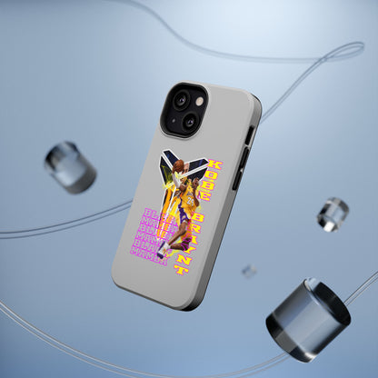 Impact-Resistant Phone Case — Bold Retro Basketball Graphic