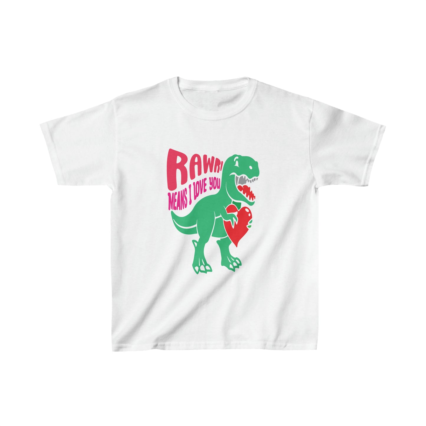 Rawr Means I love You Kids Heavy Cotton™ Tee