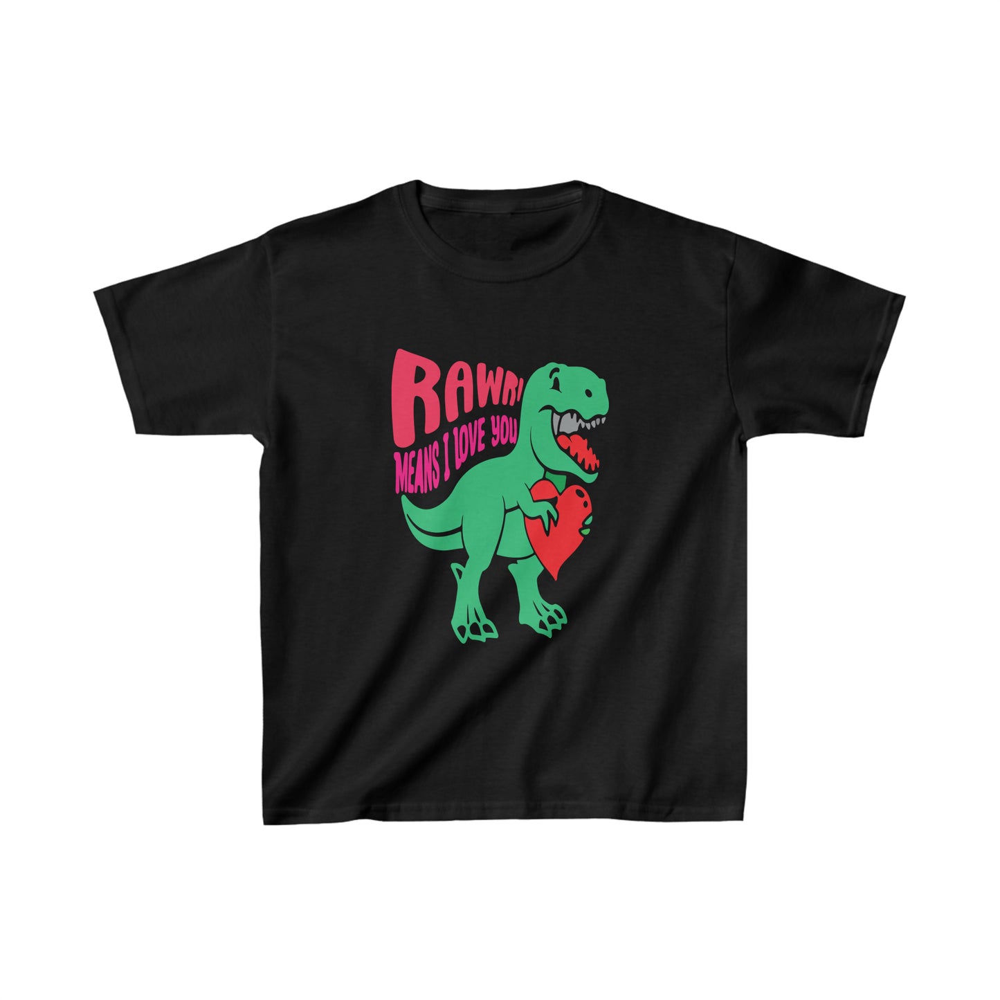Rawr Means I love You Kids Heavy Cotton™ Tee