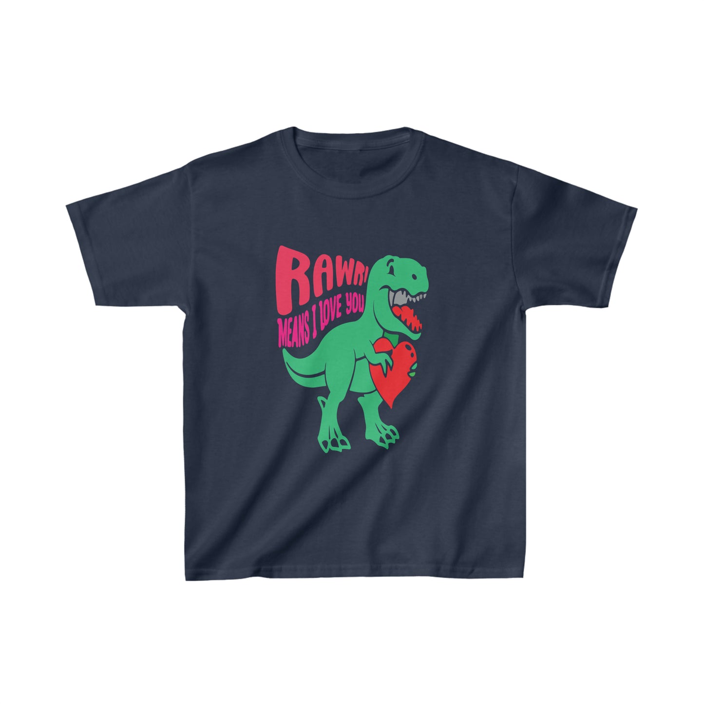 Rawr Means I love You Kids Heavy Cotton™ Tee