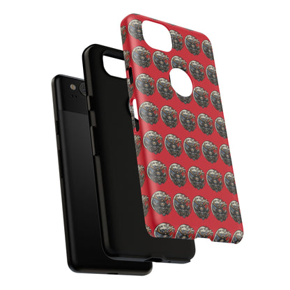 Bold Phone Case, Tough Phone Cover, Red Phone Protector, Unique Gift for Him/Her, Trendy Tech Accessory