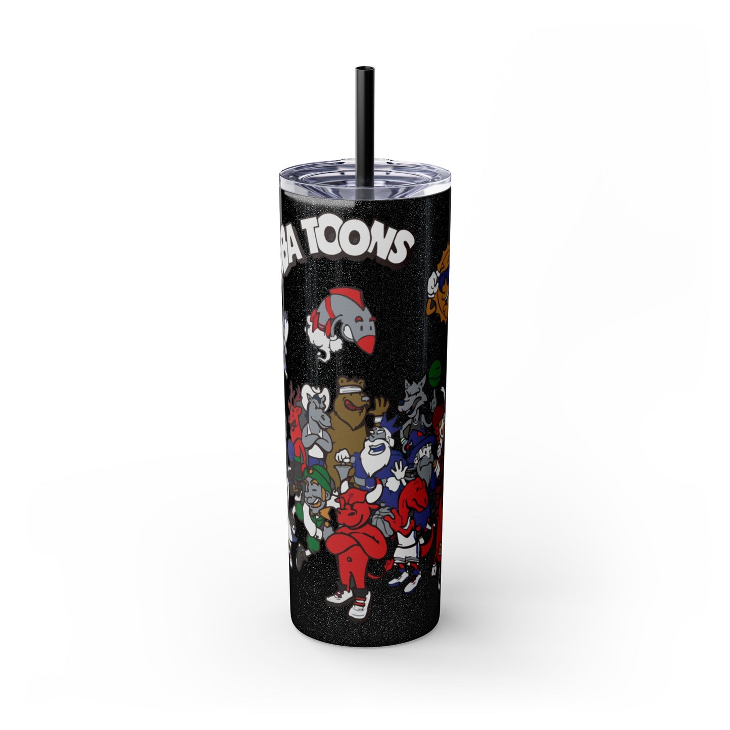 NBA Toons Skinny Tumbler with Straw, 20oz - Stylish Drinkware for Sports Fans, Gift for Birthdays, Holidays, Basketball Lovers, Fun [...]