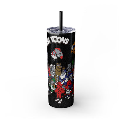 NBA Toons Skinny Tumbler with Straw, 20oz - Stylish Drinkware for Sports Fans, Gift for Birthdays, Holidays, Basketball Lovers, Fun [...]
