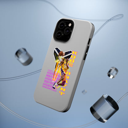 Impact-Resistant Phone Case — Bold Retro Basketball Graphic