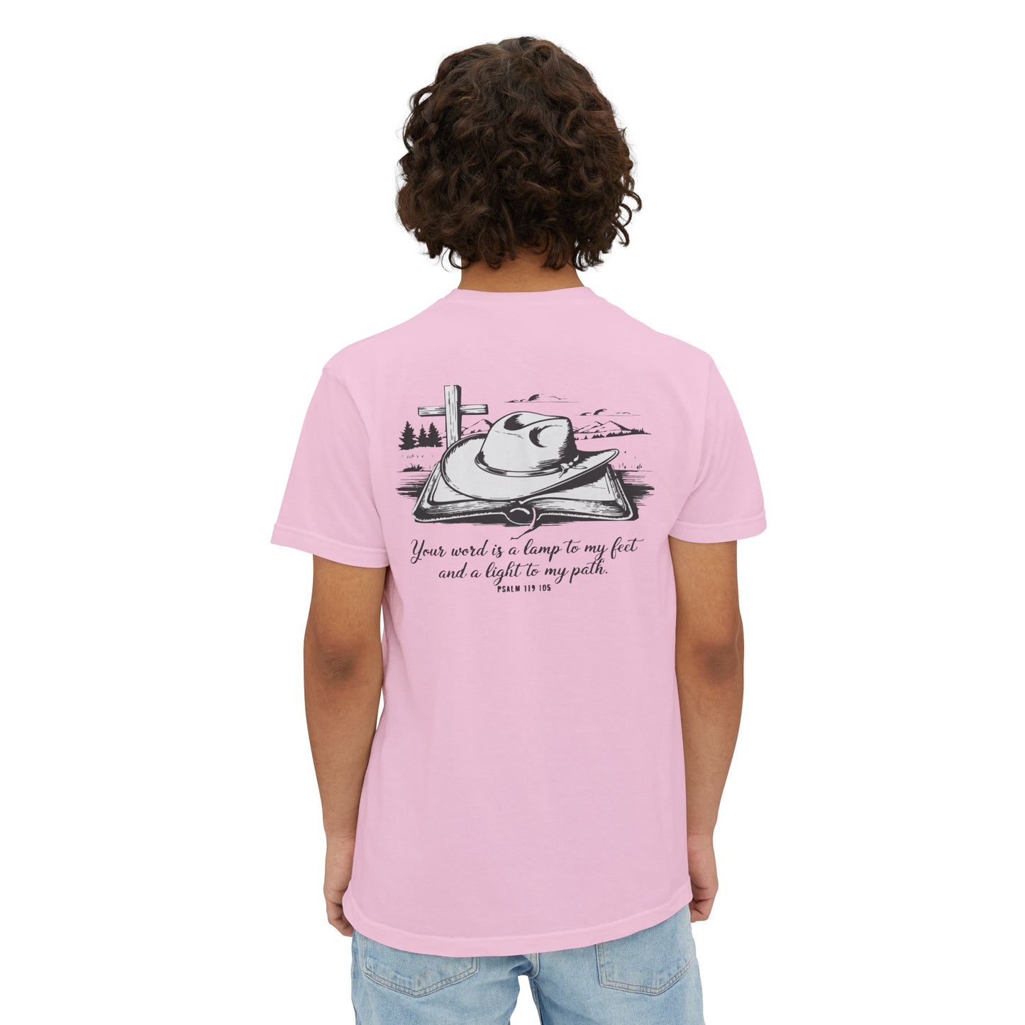 Unisex Pocket T-Shirt with Inspirational Quote - Perfect for Everyday Wear, Gift for Friends and Family, Spiritual Vibes, Summer Outing