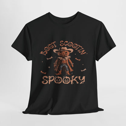 Spooky Cowboy Tee, Unisex Heavy Cotton T-Shirt, Halloween Costume, Fall Fashion, Fun Casual Wear, Gift for Friends, Boot Scootin' [...]