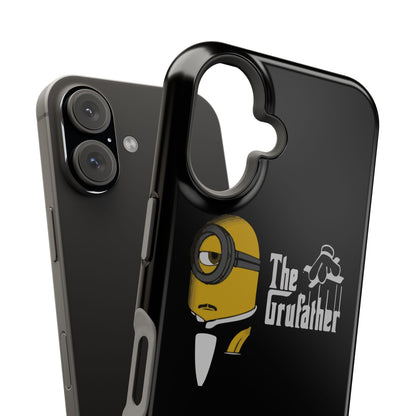 Magnetic Tough Cases: The Gruffather Phone Cover, Gift for Minions Fans, Unique Cell Phone Case, Durable Protective Case, Fun Cartoon Design